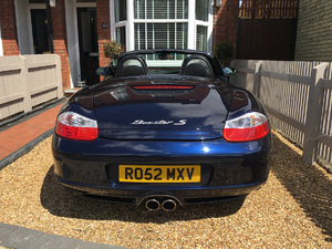 Exterior of Porsche Boxster 986 is in excellent condition.