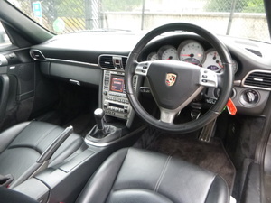 Interior of Porsche 997 C4S Manual (2009)